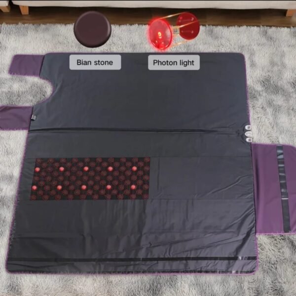 High-end infrared sauna blanket with Tourmaline Stone for wellness