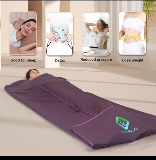 Luxury infrared sauna blanket with Tourmaline Stone for detox and relaxation